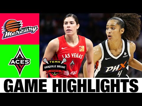 Phoenix Mercury vs Las Vegas Aces Highlights | Women Basketball | 2024 WNBA