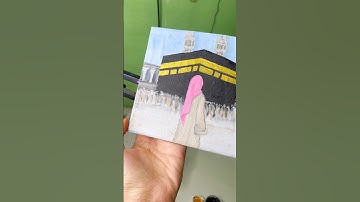 Islamic art #shortsfeed #shorts #short #makkah #kaaba #islamicart #trending #viral #painting #artist