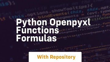 Python openpyxl functions formulas