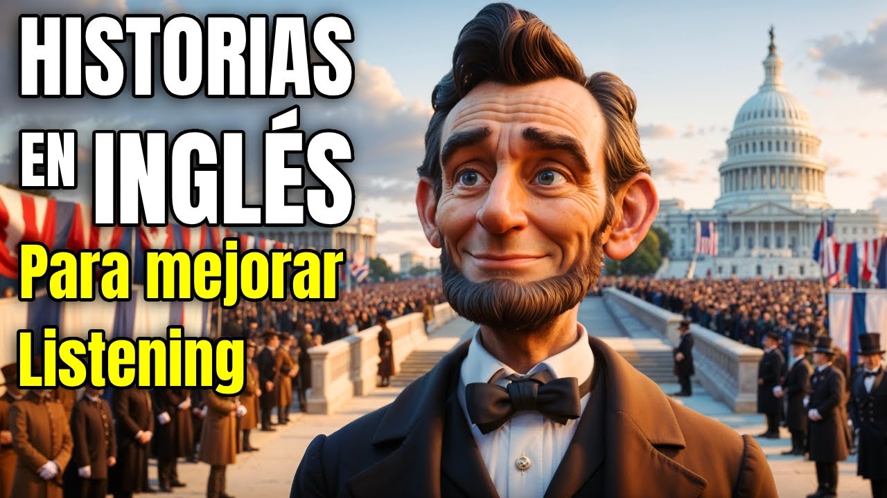 Abraham Lincoln en 5 Minutos | Historias Cortas para Aprender INGLÉS✔️