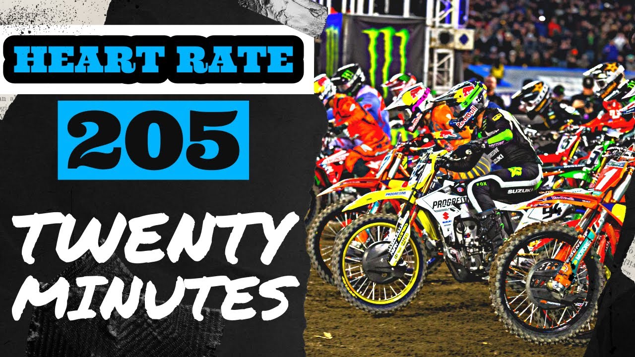 Max heart Rate Racing Supercross VS Other Sports - YouTube