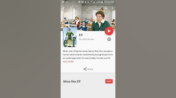 Google Search App Indexing Android - Google Play Movies - Elf