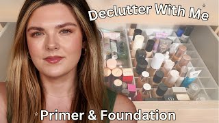 MAKEUP DECLUTTER 2023! Primer & Foundation