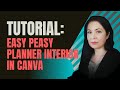 Low Content Book Tutorial: Make a planner interior in Canva (EASY)