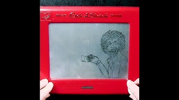 How to use an Etch a Sketch (featuring Bob Ross)