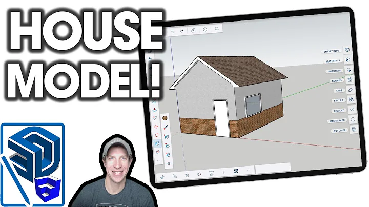 Modeling a HOUSE in SketchUp for Ipad - Getting Started Part 3!
