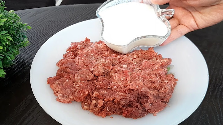 میدونستی اگه کمی ماست رو با گوشت چرخ کرده مخلوط کنی نتیجش شگفت انگیز میشه؟!یه غذای ساده و آسون!!!