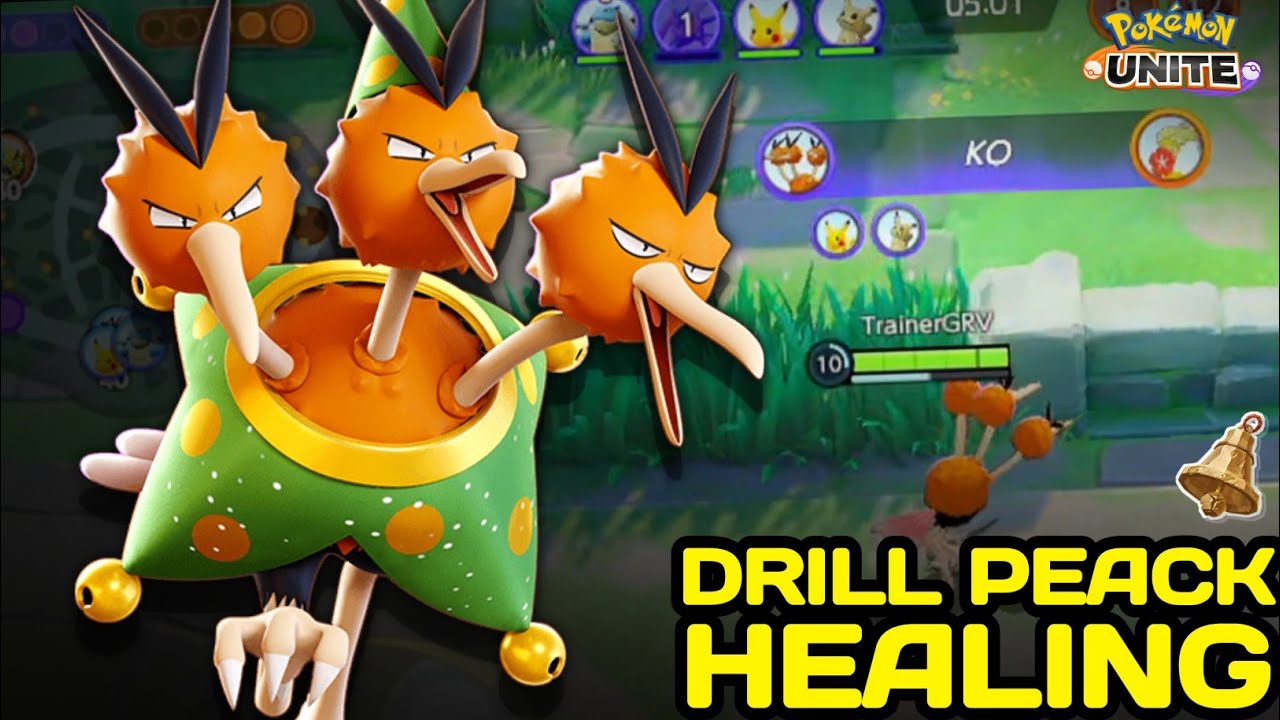 Vanguard Bell worth it on Drill Peck  Dodrio 🤔 Pokemon Unite - NINZA PLAYS