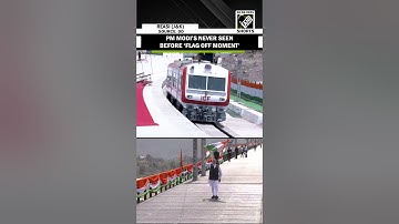 PM Modi waves Tiranga as he inaugurates Chenab bridge, world’s highest railway arch bridge in J&K