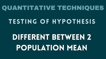 Calicut University degree 4th sem Testing of hypothesis