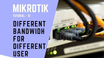 MikroTik Tutorial no: 12 - Create Different Bandwidth Packages for Different Users