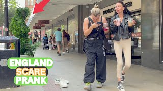 BUSHMAN Scare Prank In ENGLAND 2023! AWESOME REACTIONS