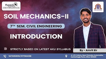 Introduction of Soil Mechanics II #Soil Mechanics #7th #semester #civil #aku #aktu