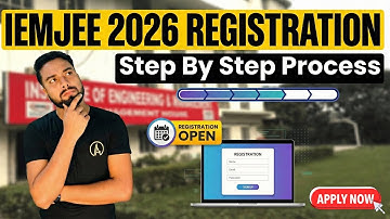 IEMJEE 2026 REGISTRATION🔥|| STEP BY STEP PROCESS✅|| How to register for IEMJEE❓|| #iem  #iemjee2026