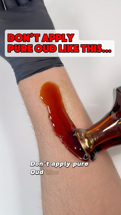 Dont Apply Pure Oud Like This…🤨 #perfume