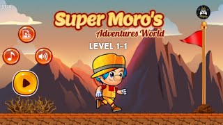 Super Moro's Adventure world | Level 1-1 | BD Playing screenshot 2