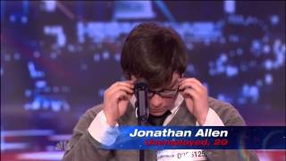 Most Emotional Audition Ever!! Jonathan Allen, Americas Got Talent chords