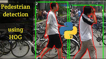 Pedestrians detection OpenCV in python | histogram oriented gradients| SVM | TELUGU | UNQCODER