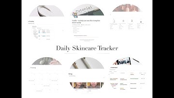 Notion Template | Daily Skincare Tracker Intro