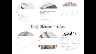 Notion Template | Daily Skincare Tracker Intro screenshot 3