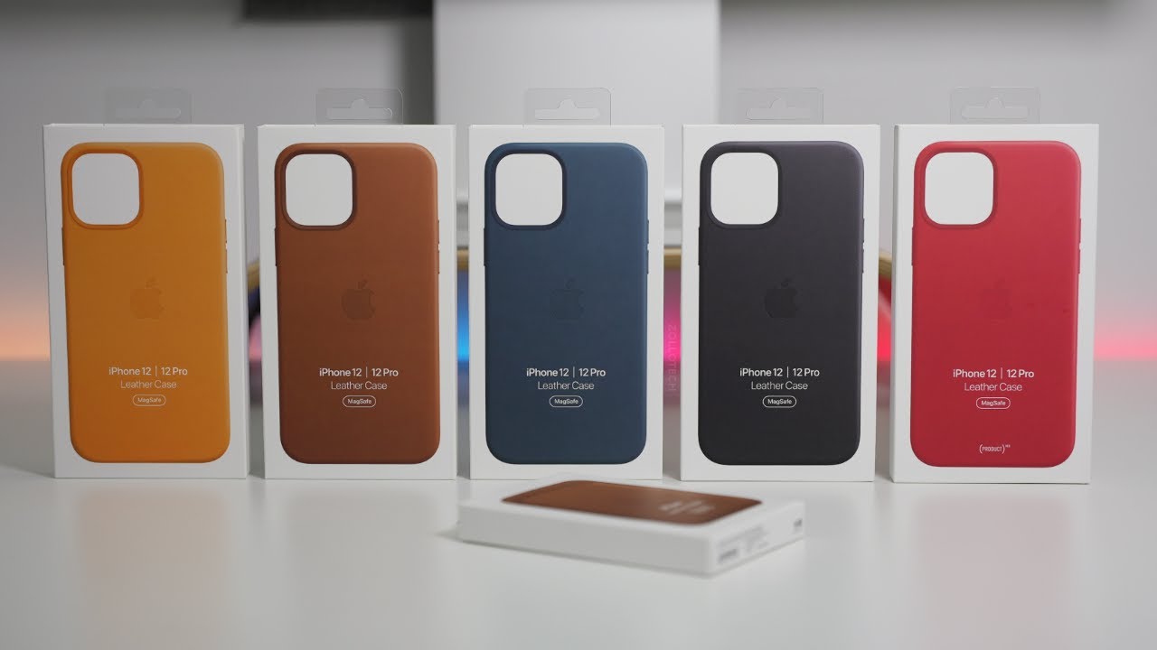 iPhone 12 and iPhone 12 Pro Leather Cases with MagSafe - Unboxing