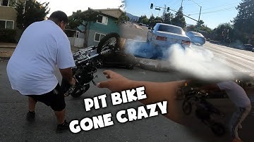 Bois attempt to ride a pit bike for the first time...(misas ls400 gets a welded diff)