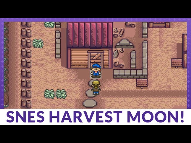 O início da maior colheita dos games em Harvest Moon (SNES) - Nintendo Blast