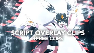 Naruto Overlay Clips Like Script for your Edits 💙 ( Free clips)