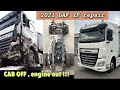 Rebuilding a Wrecked 2021 DAF XF  160 hours to fix it !!!