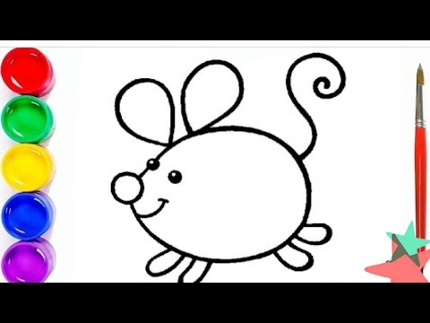 아이들을 위한 쥐 그리기.Debuxar un rato para nenos.თაგვის დახატვა ბავშვებისთვის.ແຕ້ມຮູບດ້ວຍຫນູ.ແຕ້ມຫນູ.