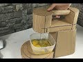 How to Make Egg Beater Machine from Cardboard | DIY Mixer Machine