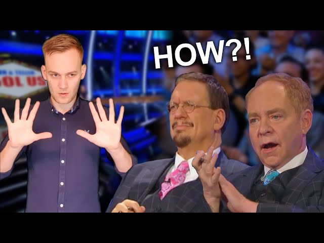 Magician STUNS Penn and Teller with his BARE HANDS! | Jack Rhodes on Penn & Teller: Fool Us (ish) class=