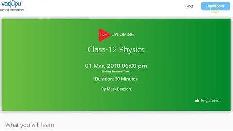 How to register for a live online tutoring session in myTutoring online tutoring platform