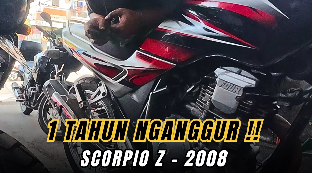 1 Tahun Nggak Disentuh, Masih Layak Dipertahankan? | Yamaha Scorpio Z 2008