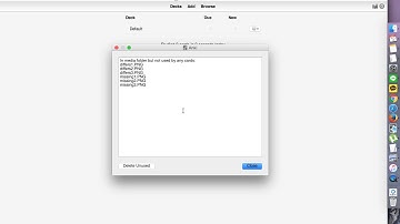 Anki Tutorial: How to Delete Unused Media