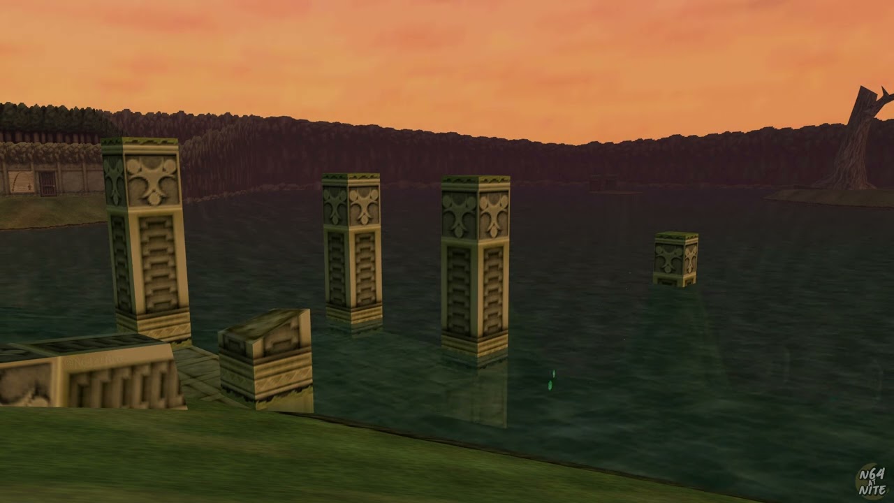 pov: You Stay the Night at Lake Hylia in Ocarina of Time (Zelda Relaxing Music Playlist)