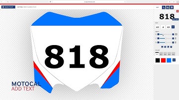 How To Add Text To Race Decals - Motocal.com