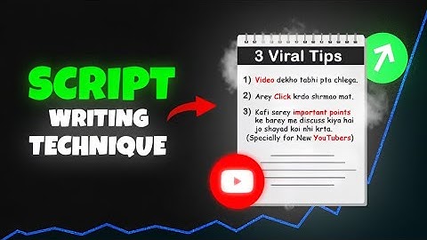 How to Write Engaging YouTube Video Script!