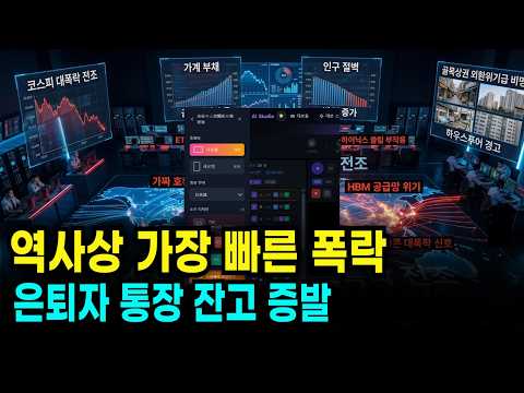 단 몇 주 만에 증발합니다, 5070 은퇴자 통장 강제로 녹아내리는 무서운 이유