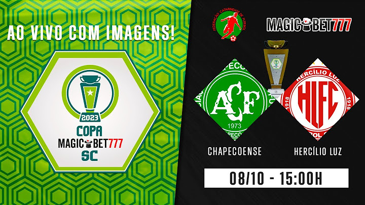 CHAPECOENSE x HERCÍLIO LUZ - AO VIVO COM IMAGENS - COPA MAGICBET777 SC 2023
