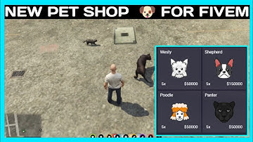 NEW PET SHOP 🐶 *FREE* | FiveM Roleplay Scripts | FiveM Tutorial 2023 | MJ DEVELOPMENT