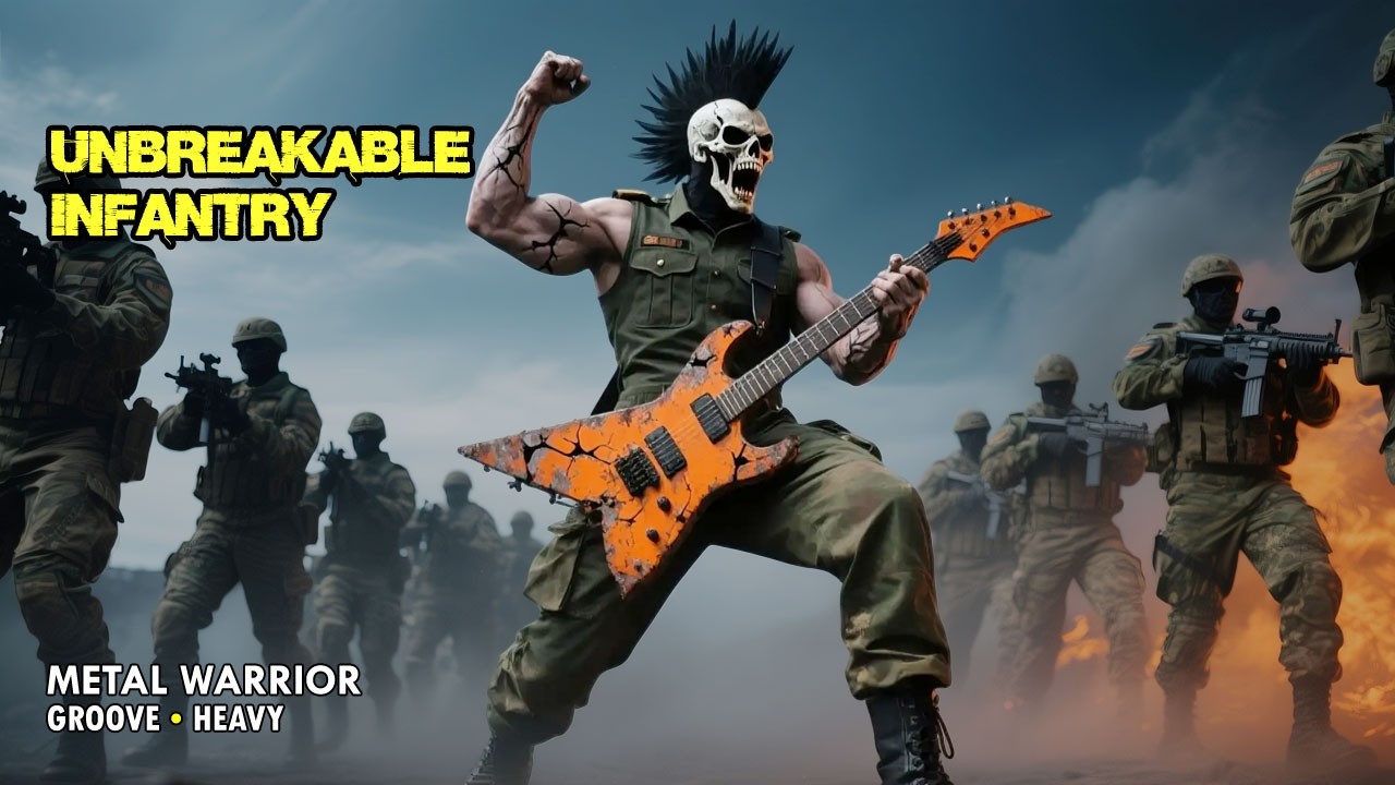 Unbreakable Infantry – Marching Drums & Iron Discipline | Groove Heavy Metal Instrumental