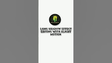 Long Shadow Effect Editing With Alight Motion 😮 #viral #shorts #019