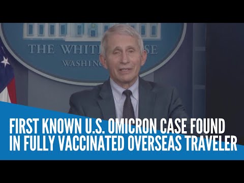 First known U.S. Omicron case found in fully vaccinated overseas traveler