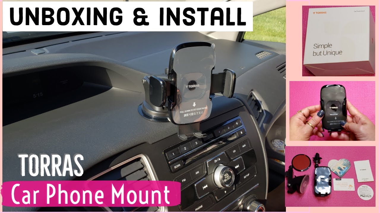 Torras Car Phone Mount | Unboxing & Install | June2021