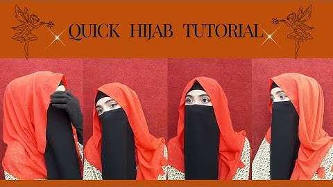 Quick hijab tutorial || easy and elegant || for daily wear || by hannah shah