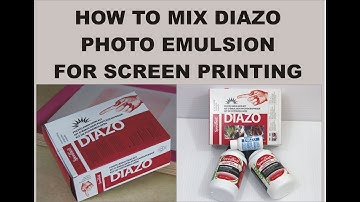 HOW TO MIX EMULSION FOR SCREEN PRINTING   PART ONE
