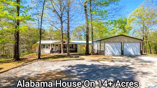 Alabama Farm on 14 Acres | 4 Bed Private Land with Pond | AL Real Estate | Aspen Mansions