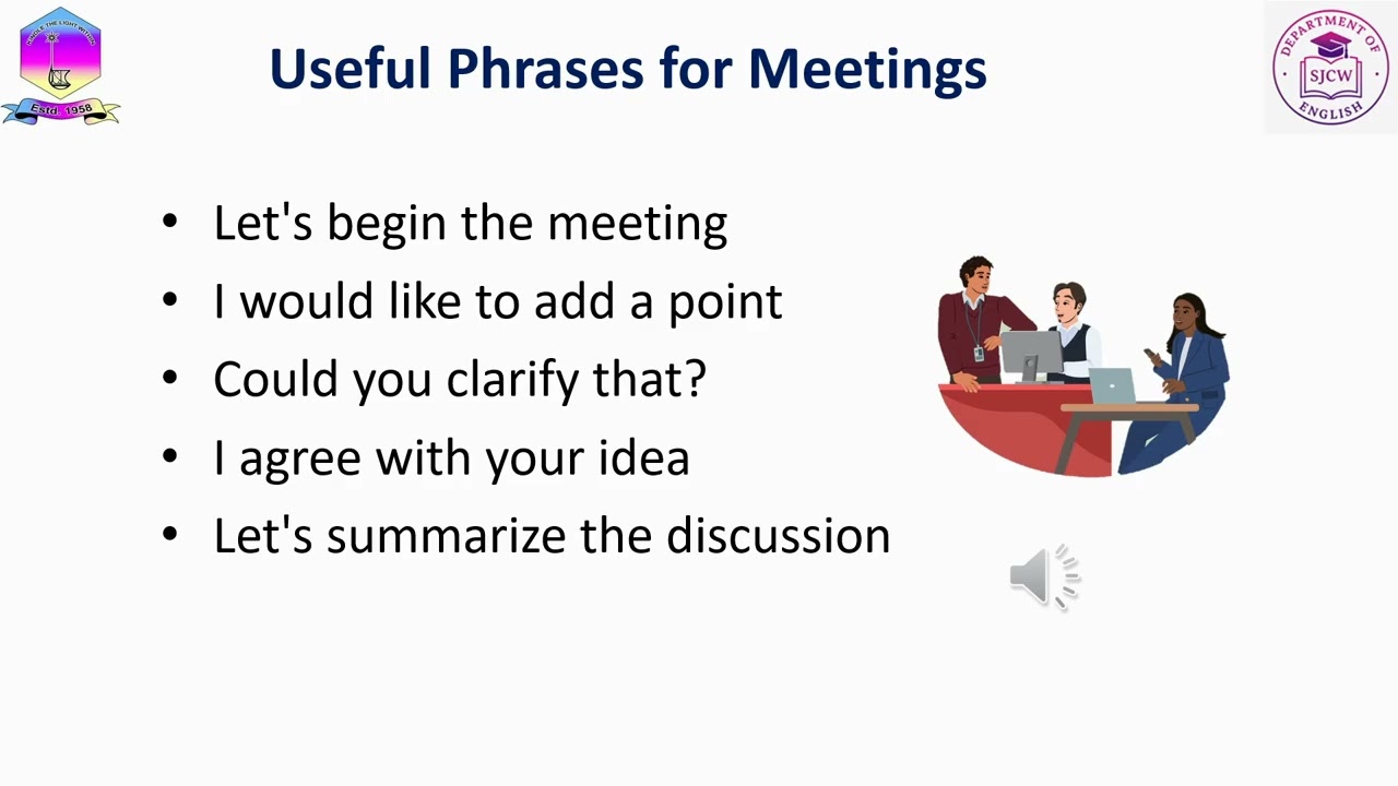 Module  3 Topic 2 Business Vocabulary and Phrases for Meetings and Negotiations
