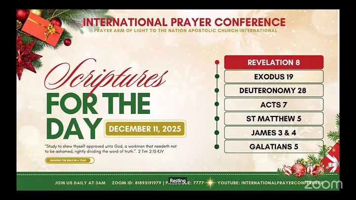Breaking of the day Prayer Conference 70 Weeks